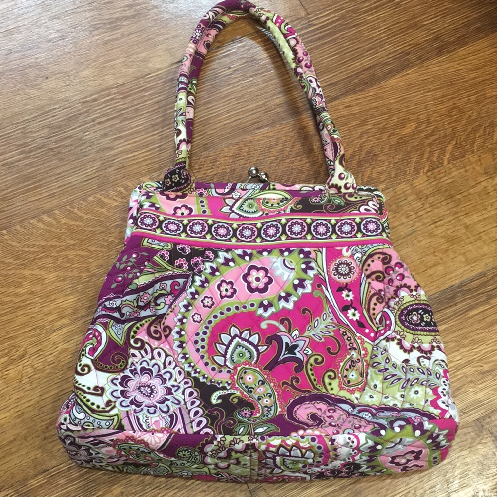 Vera Bradley Very Berry Paisley Purse